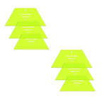 6Pcs Half Hexagon Quilting Template