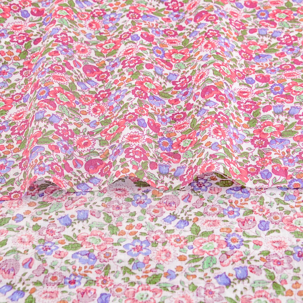 Lovely Fresh Red Printed Cloth 100% Cotton Fabric