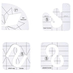 Quilting Tools Patchwork Ruler Templates Set