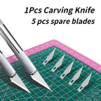 Scrapbooking Carving Knife Card