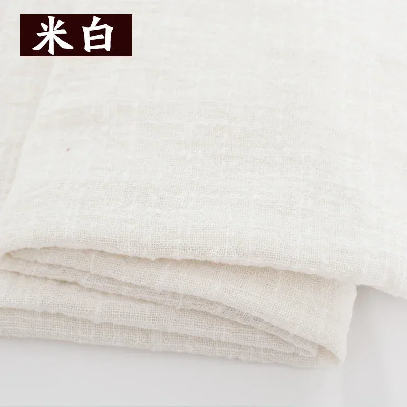 Soft Thin Linen Cotton Fabric