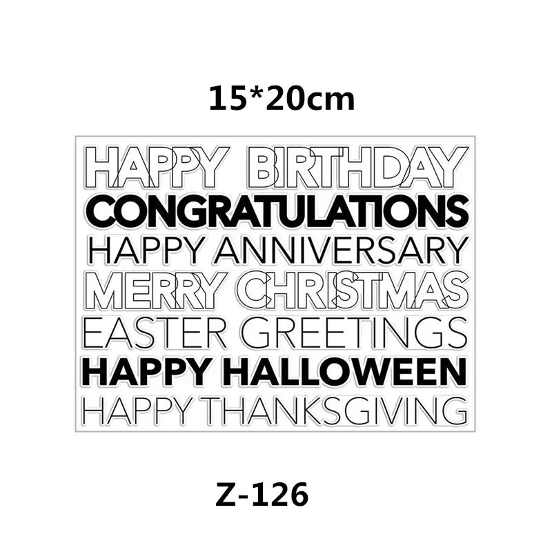 Clear Stamps for Scrapbooking Paper