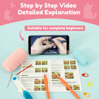 4Pcs Crochet Kit for Beginners