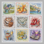 Assorted Counted Cross Stitch Kits Embroidery Needlework Sets