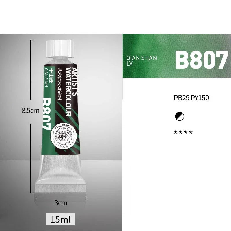 NEW Paul Rubens Professional Watercolor Paint 21 colors 15ML