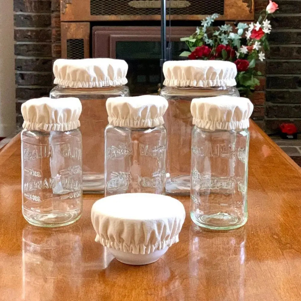 10Pcs Reusable Sourdough Starter Jar Covers
