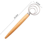1-pc Danish Dough Whisk - Stainless Steel