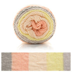 Rainbow Segment Dyed Yarn 5 Strand