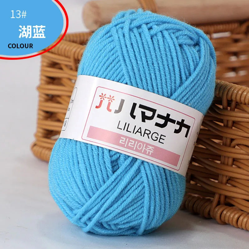 Milk cotton thread