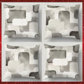 4-Piece Modern Minimalist Square Pattern Pillow Covers