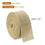 10 Yards Natural Burlap Ribbon