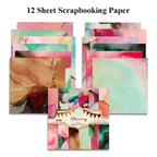 12 Sheet Scrapbook Paper 30x30cm