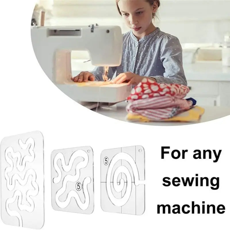 Quilting Templates for Machine Quilting -Free Motion Quilting