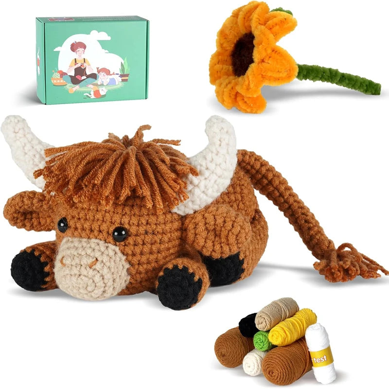 Crochet Kit Highland Cow