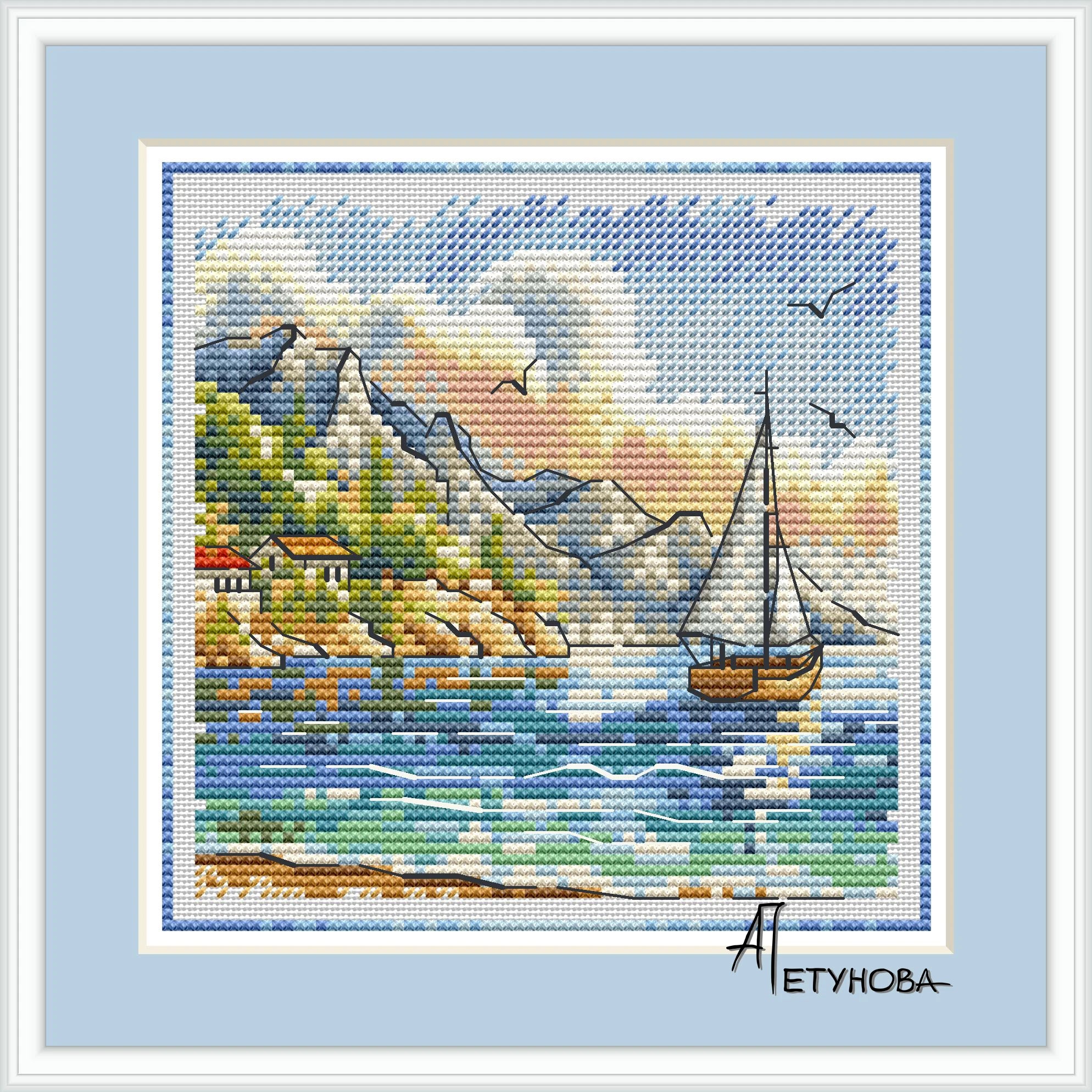 Assorted Counted Cross Stitch Kits Embroidery Needlework Sets