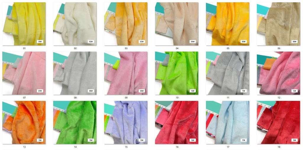 45x50cm 34~66# Plush Fabric