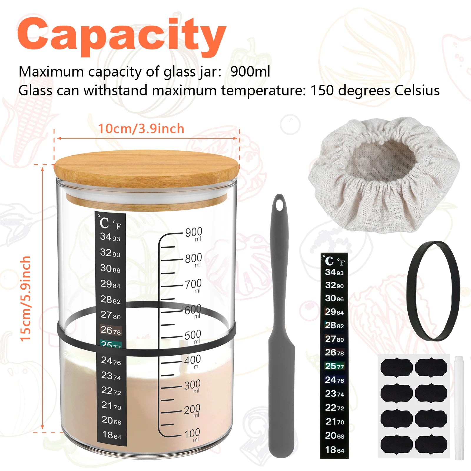Sourdough Starter Jar Kit