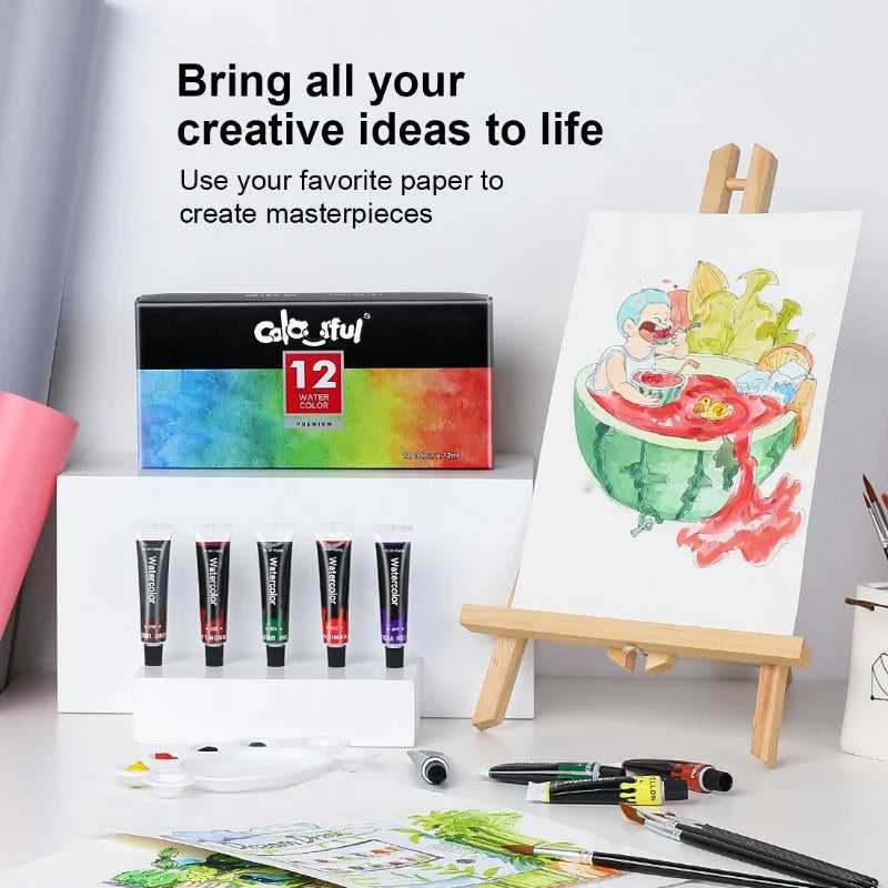 Acrylic Paint, Set of 24 Colors