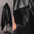 Black Leather Fabric Cotton