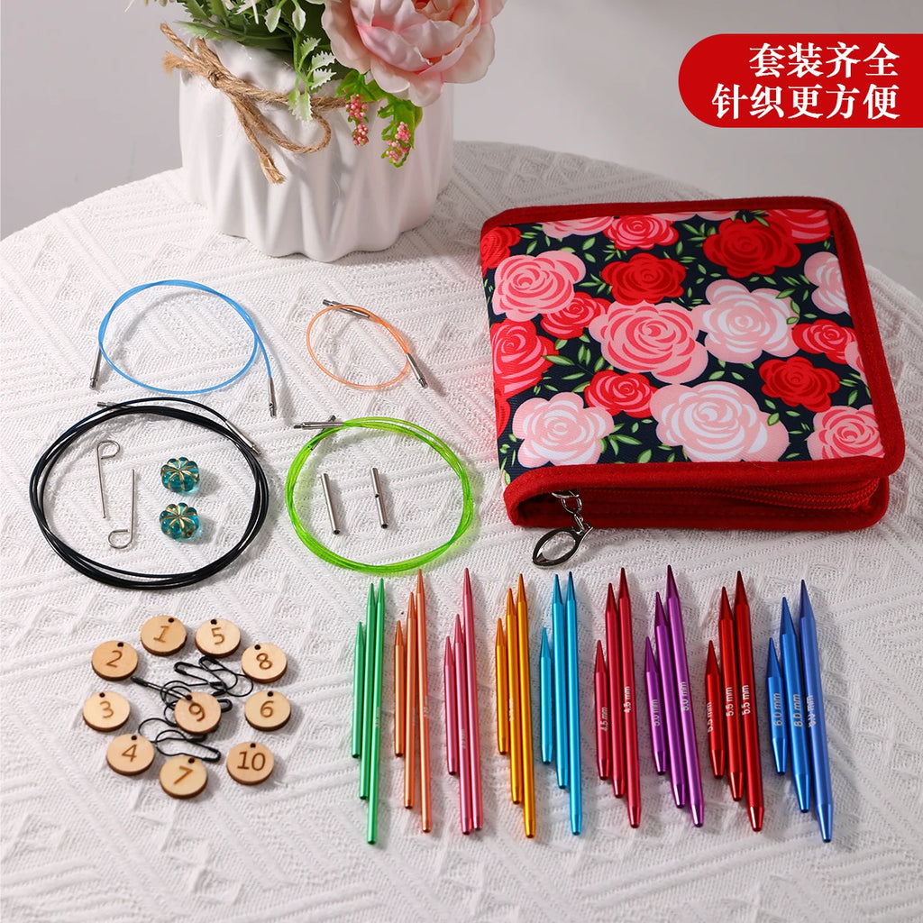 Sewing Knitting Crochet Hooks Set