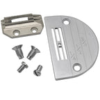 1 Set  #149057+147150 Needle Plate & Feed Dog & 4 Screws