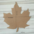 Maple Leaf Pattern Quilting Template