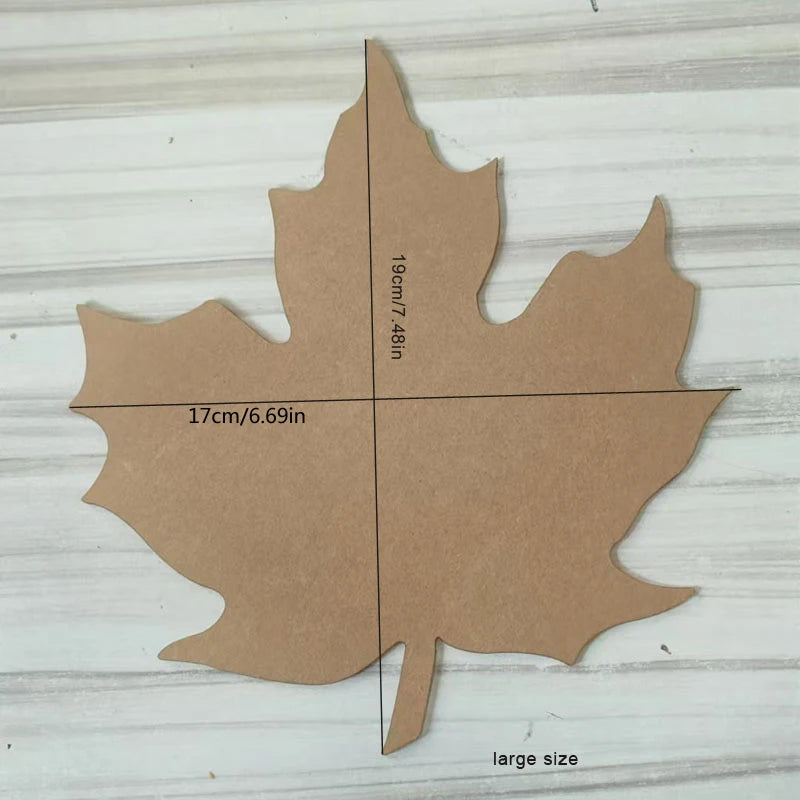 Maple Leaf Pattern Quilting Template