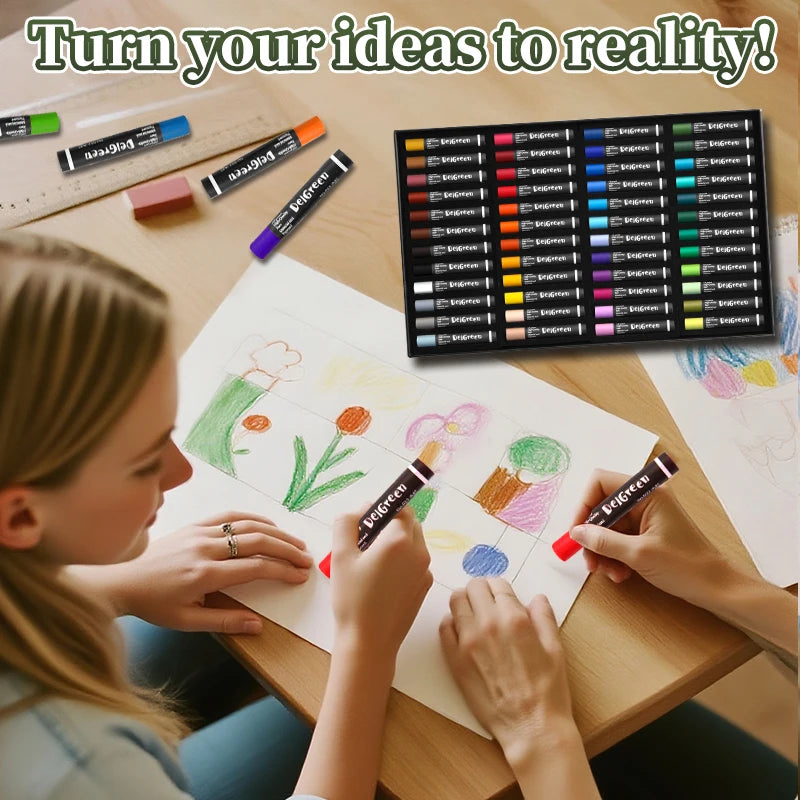 Artists Oil Pastels Set of 48/36/24/12Colors