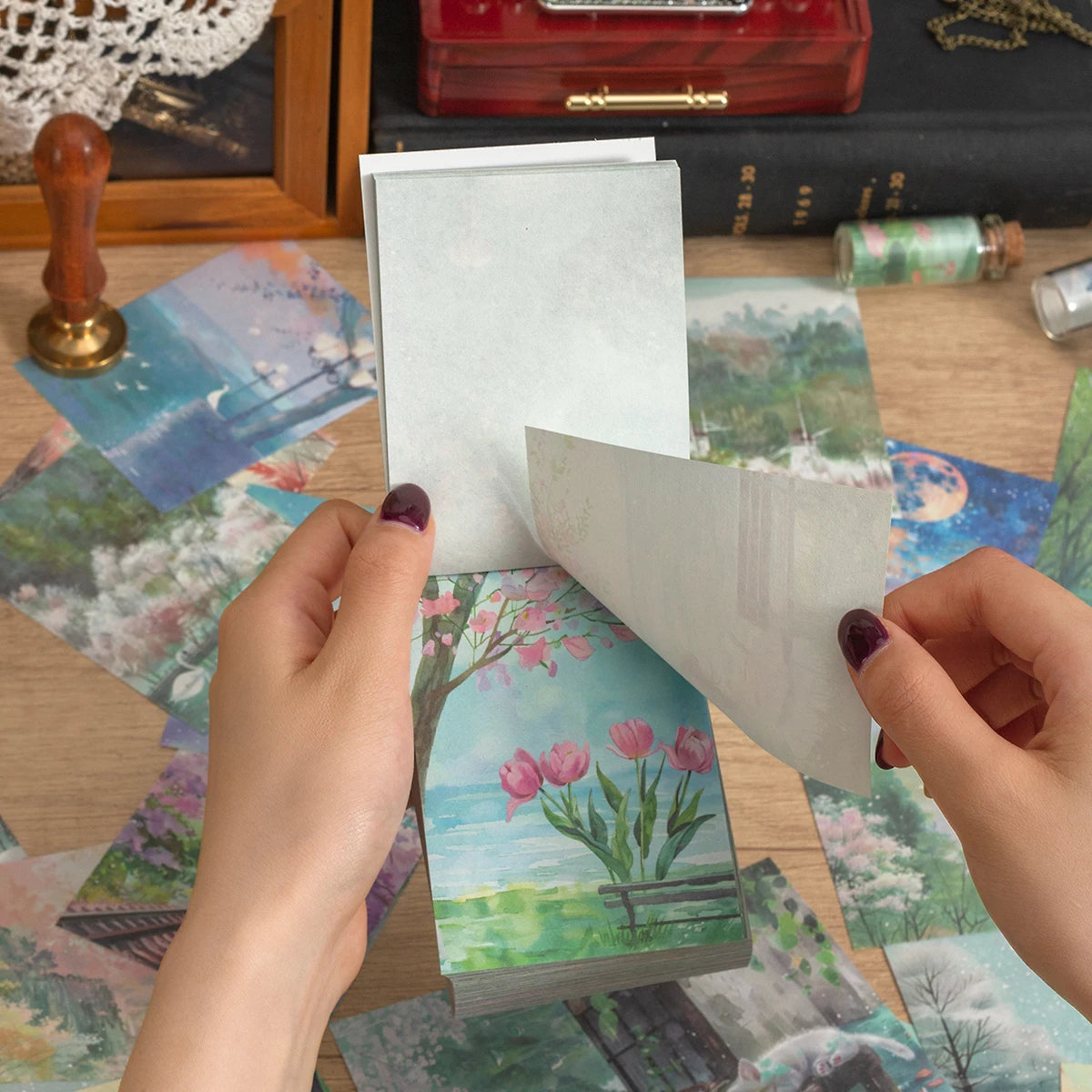 200 sheets themed patterned paper