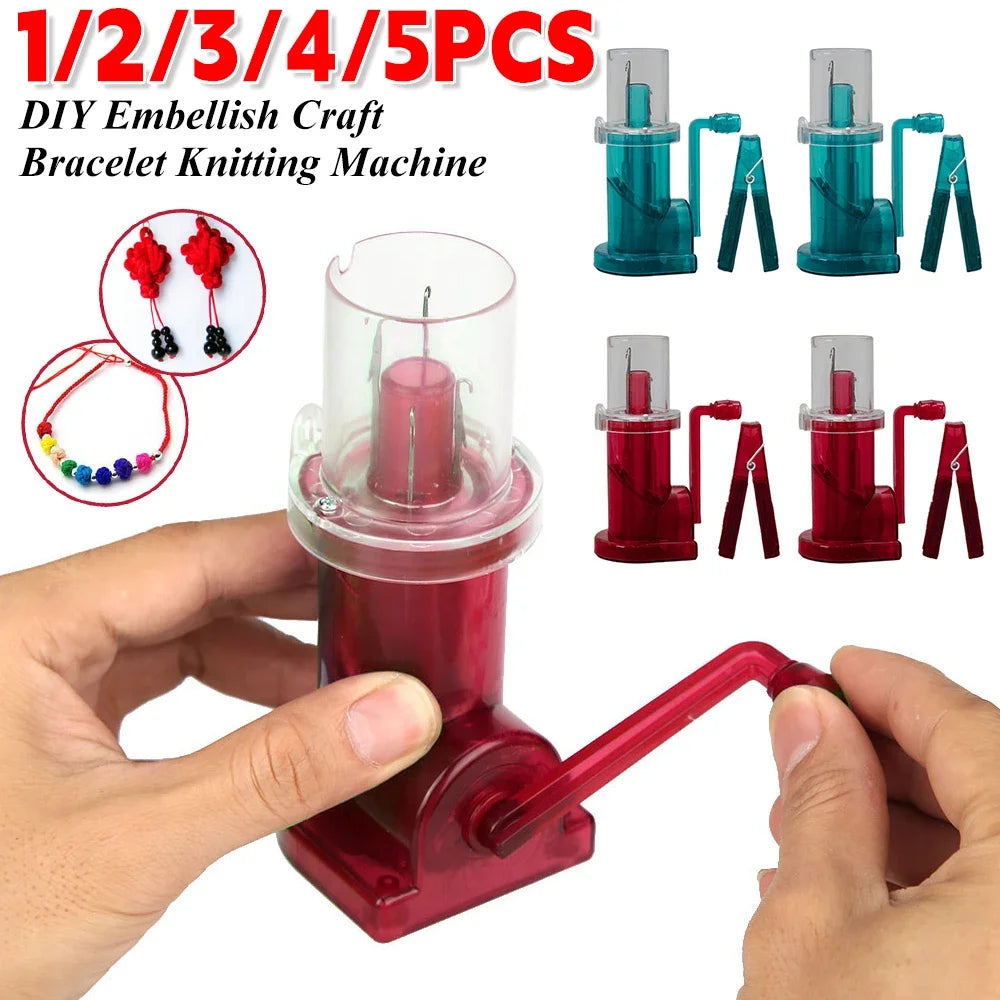 Knitting And Crocheting Machine Spool Knitter