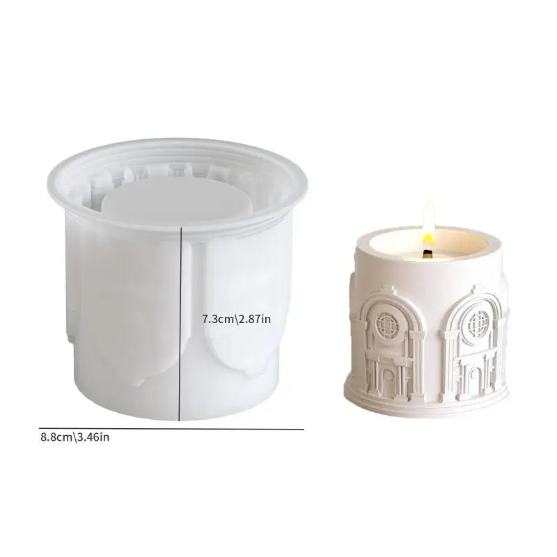 Storage Jar Silicone Mold With Lid