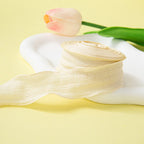 10Yards/Roll Pleated Chiffon Ribbon Wavy Edged