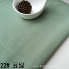 Cotton Linen Fabric Skin Texture Crepe