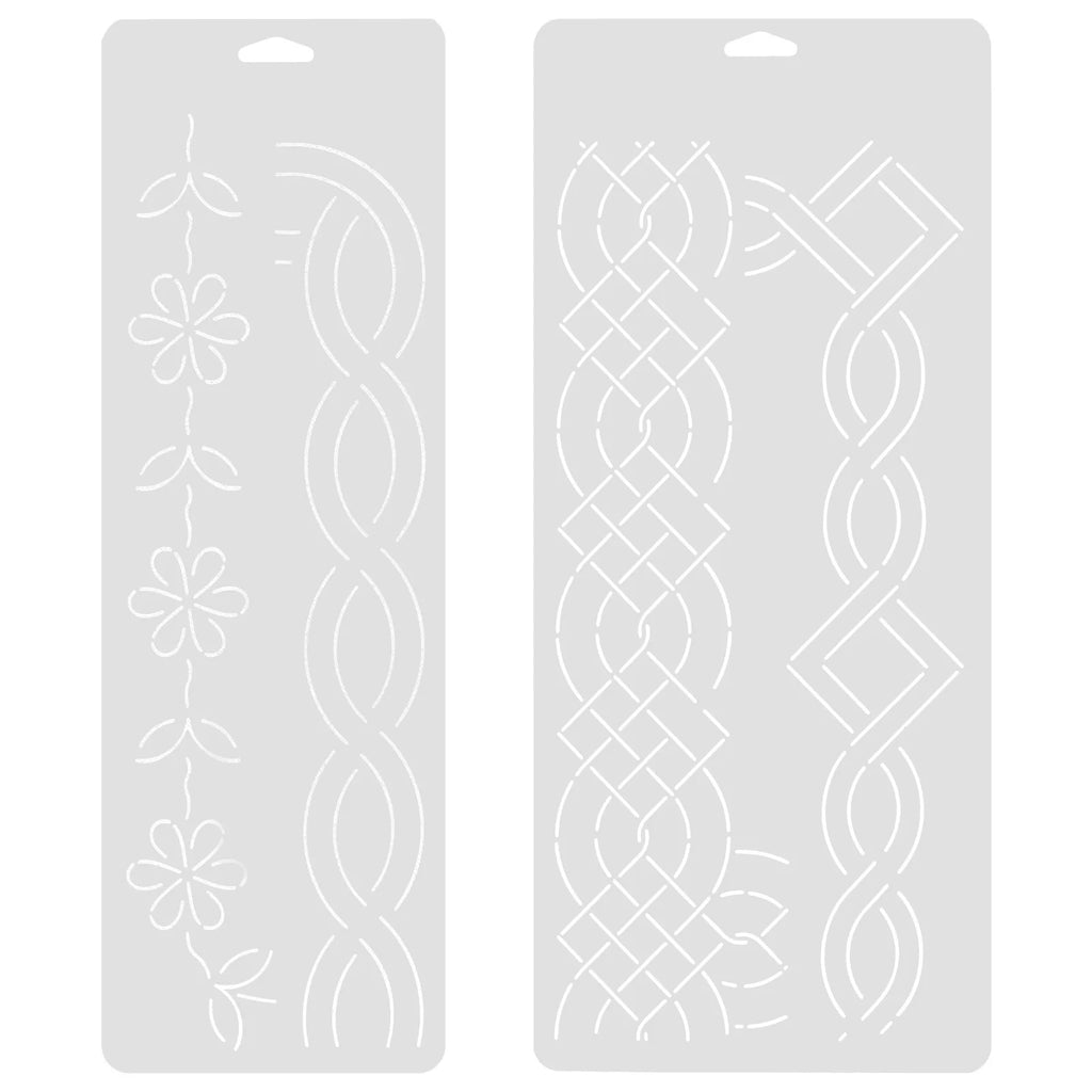 2Pcs Quilting Template
