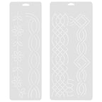 2Pcs Quilting Template