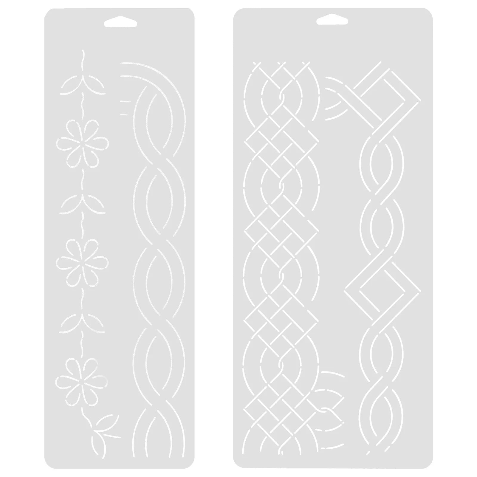 2Pcs Quilting Template