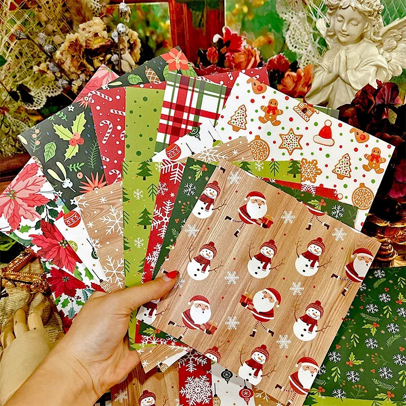 Classic Christmas Scrapbook Paper