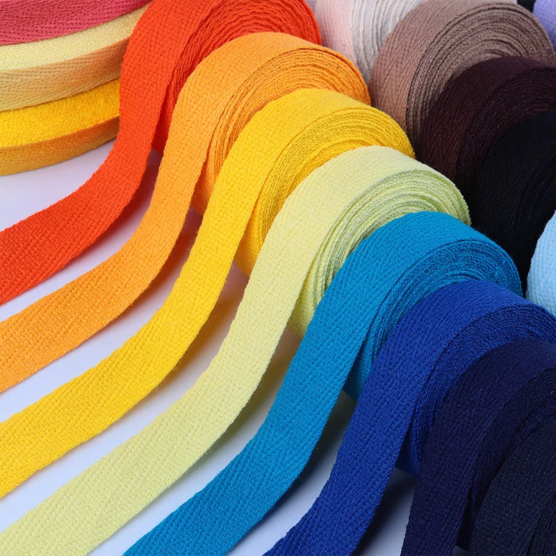 10mm/15mm/20mm 100% Cotton Ribbon