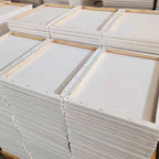 5pcs White Blank Square Artist Canvas