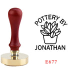 Custom Pottery Stamp for Clay Logo Design Personalized Customized Stamp