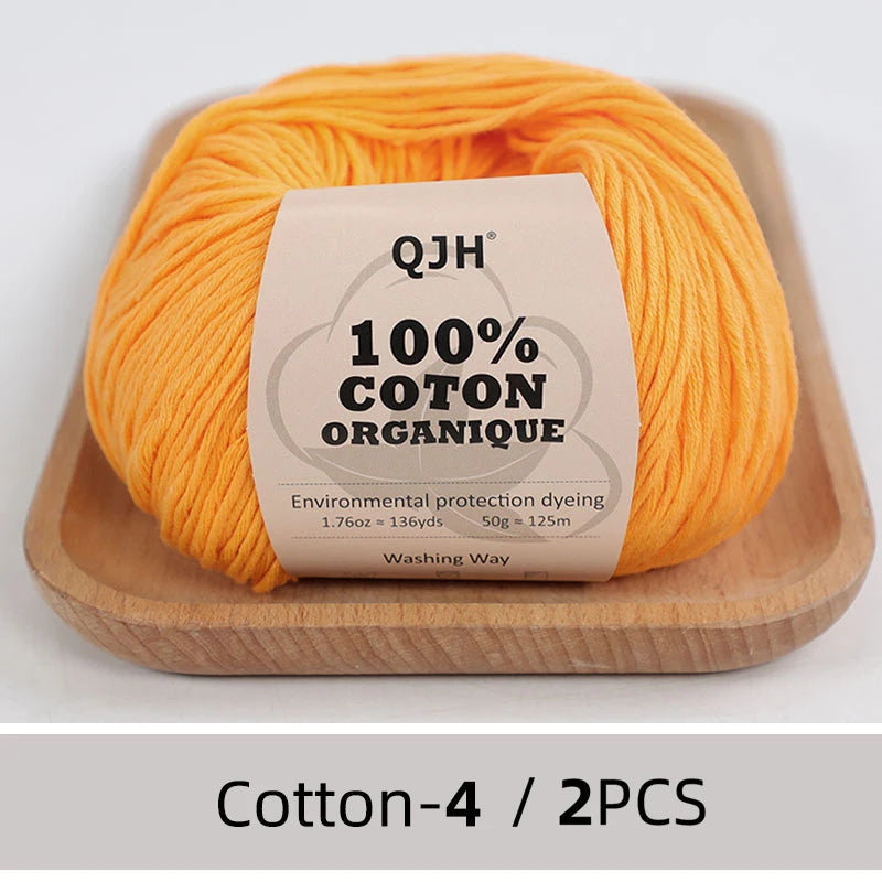 100% Organic Cotton Yarn