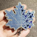 Maple Leaf Pattern Quilting Template