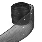 Diamond Pleated Mesh Organza Ribbon