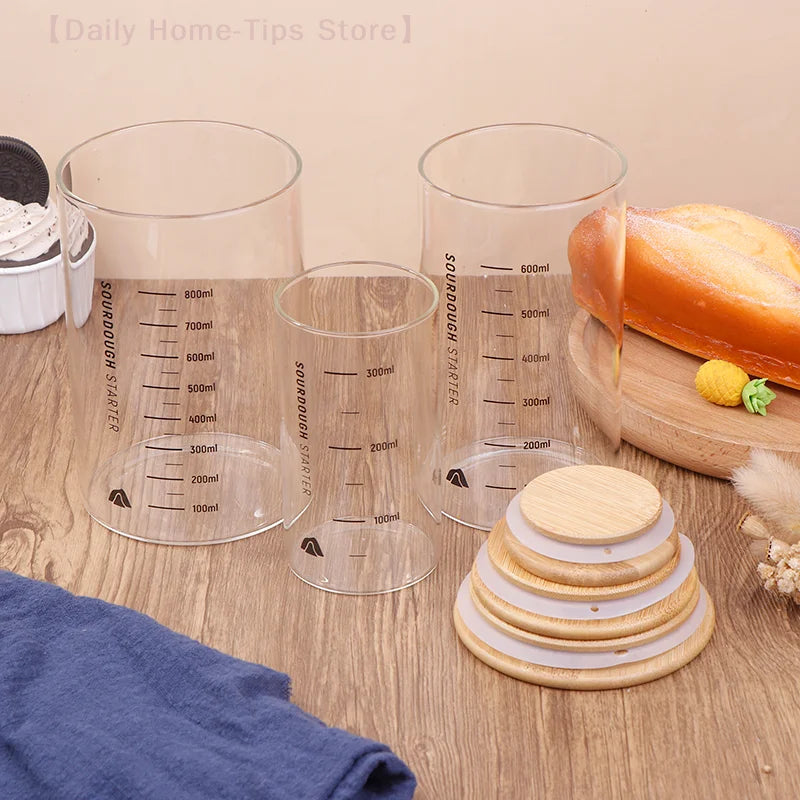 Sourdough Starter Fermentation Jar