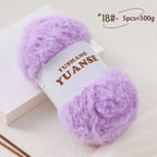 Faux Fur Yarn for Knitting