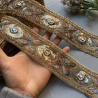 1 Yards 5cm Sequin Lace Fabric