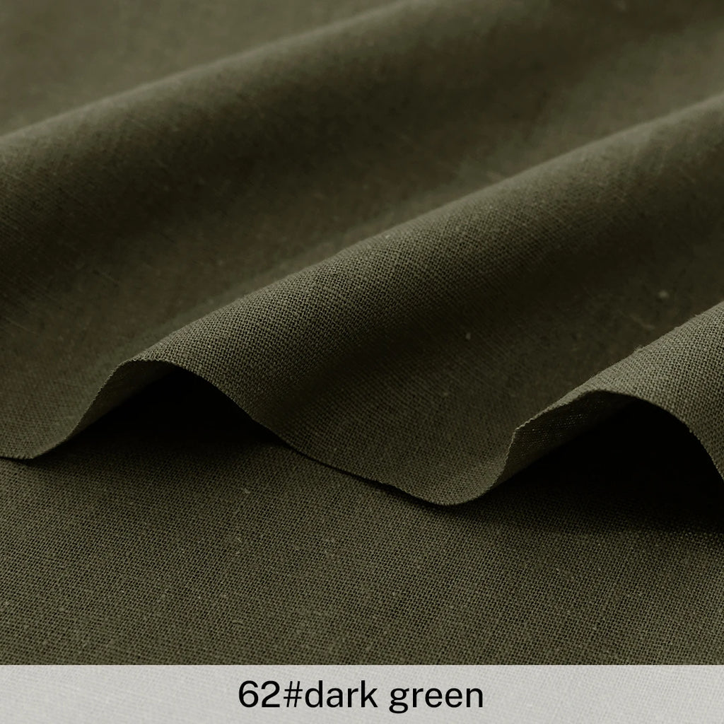 0.5m/1m/2m Faux Cotton Linen Fabric