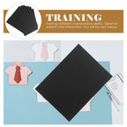 50pcs Black Cardstock Paper