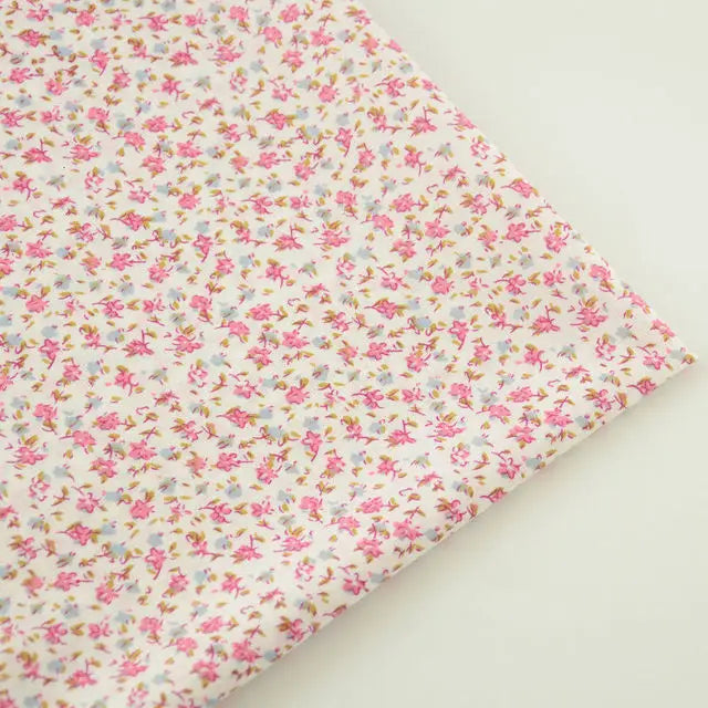 Thin Classical Flowers Design 100% Cotton Fabric