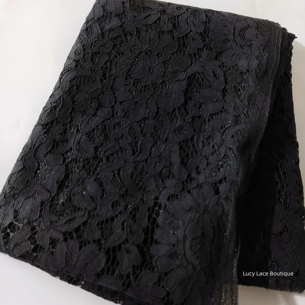 1.5M wide Cotton & Nylon Material Cord Lace Fabric